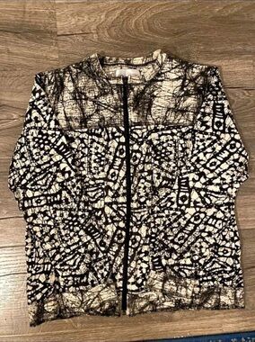 Chico's Abstract Pattern Jacket Size 0